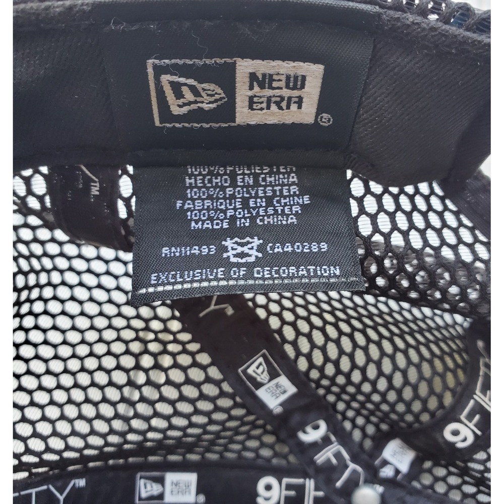 New Era 9FIFTY USA Soccer Snapback Hat Navy Blue Mesh Trucker Cap OSFM - Picture 3 of 7